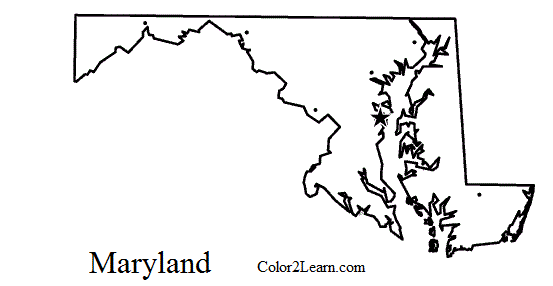 Maryland coloring #7, Download drawings