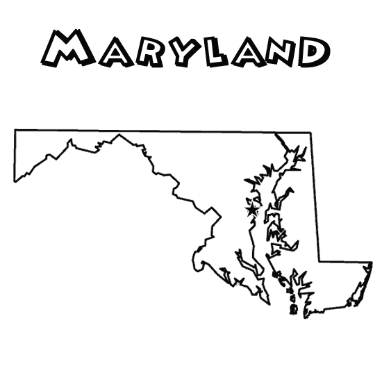 Maryland coloring #20, Download drawings