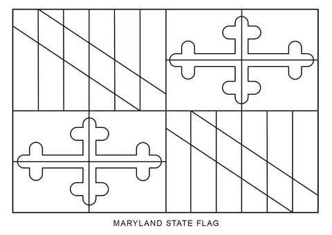 Maryland coloring #10, Download drawings