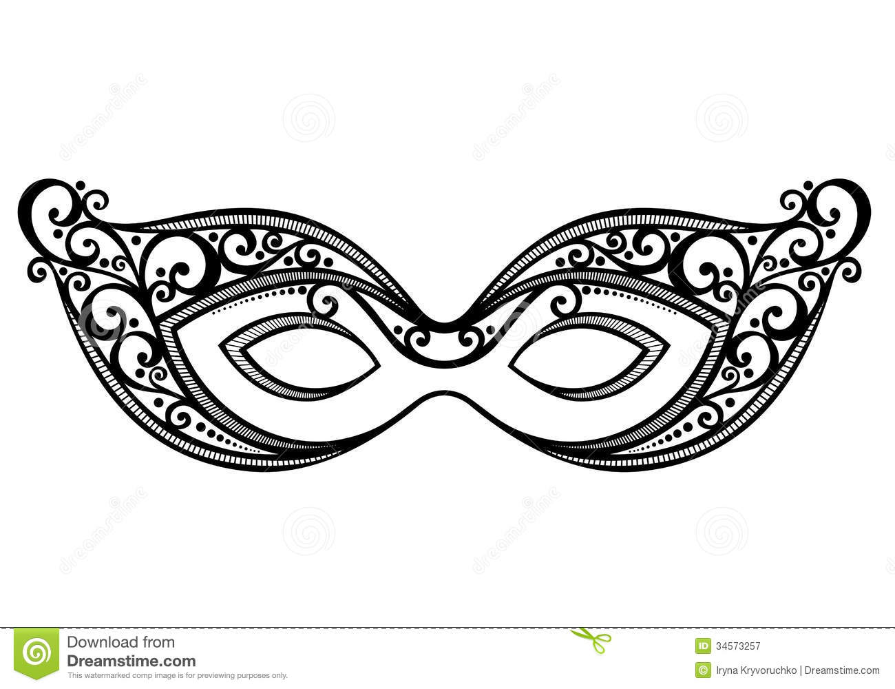 Masquerade clipart #3, Download drawings