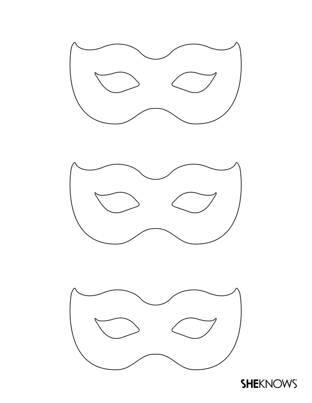 Masquerade coloring #4, Download drawings