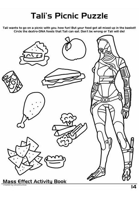 Mass Effect coloring #16, Download drawings