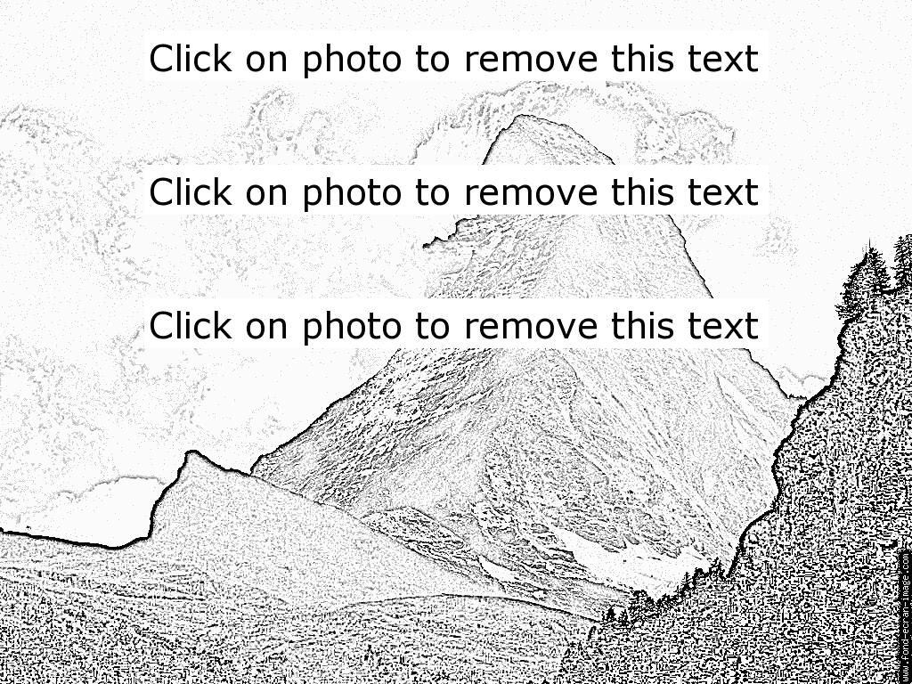 Matterhorn coloring #3, Download drawings