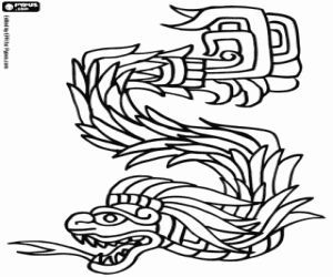 Mayan coloring #19, Download drawings