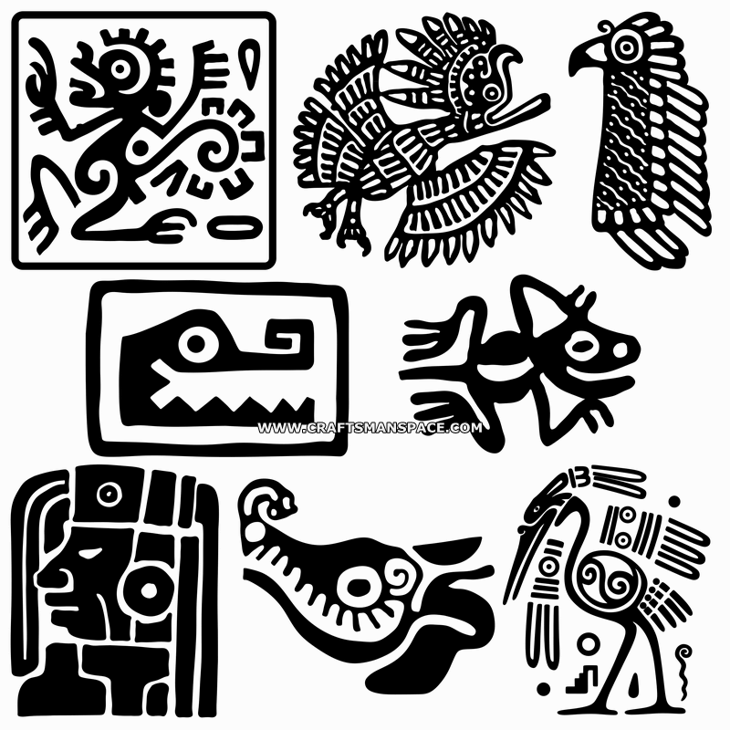 Mayan svg #8, Download drawings