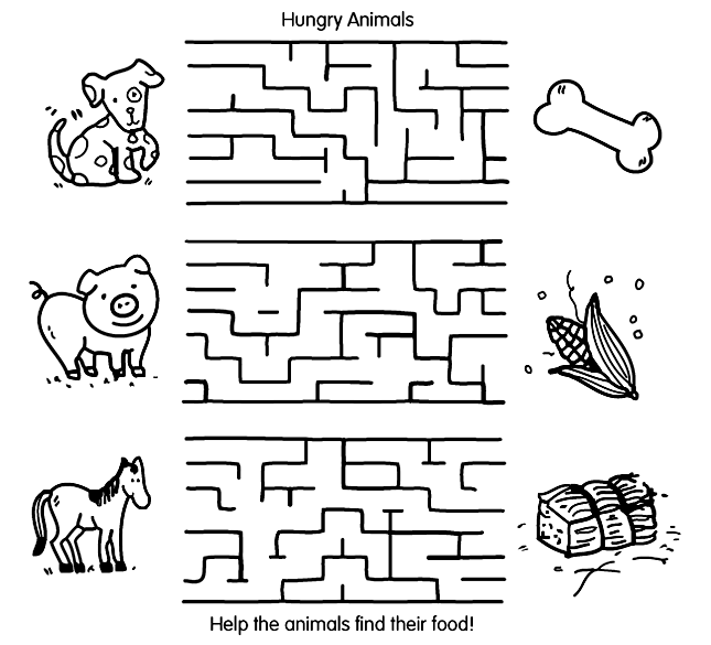 Maze coloring #17, Download drawings