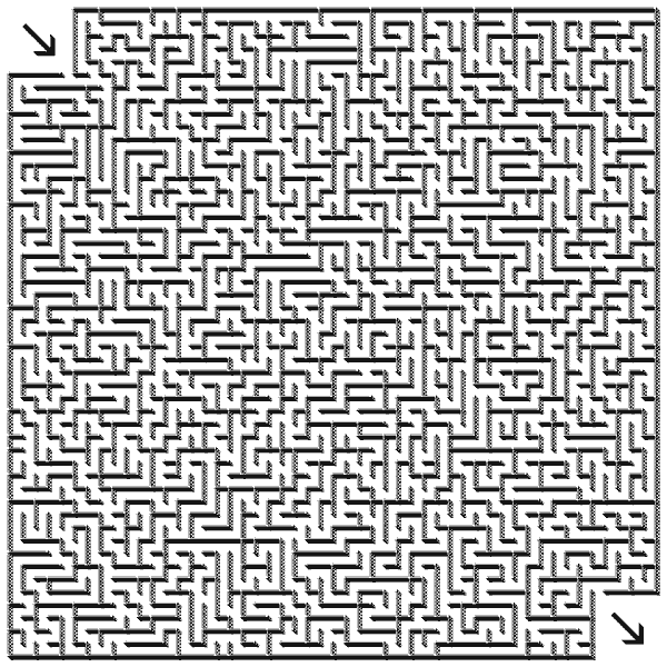 Maze coloring #1, Download drawings
