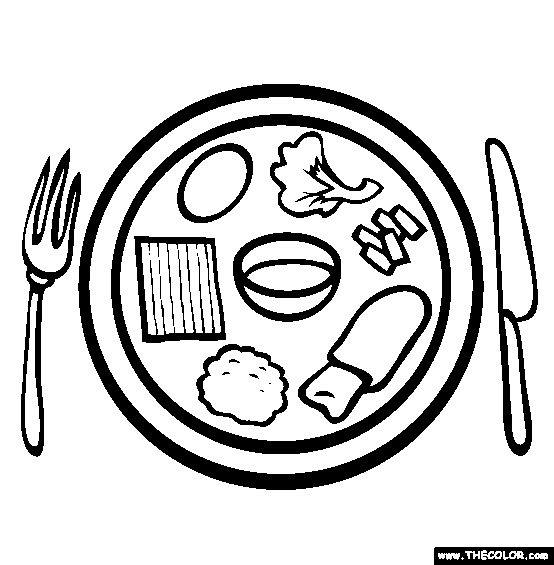 Meal coloring #8, Download drawings
