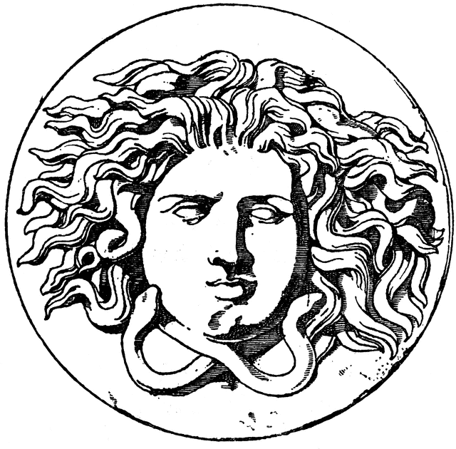 Medusa clipart #4, Download drawings