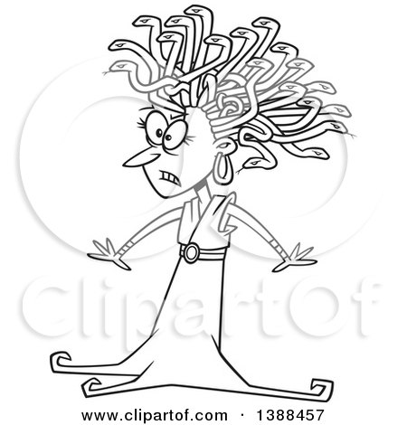 Medusa clipart #3, Download drawings
