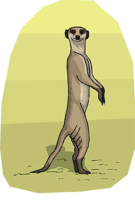 Meerkat clipart #3, Download drawings