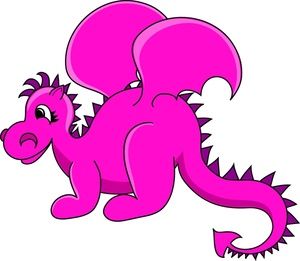 Megenta The Dragon clipart #20, Download drawings