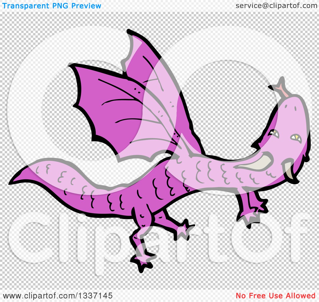 Megenta The Dragon clipart #4, Download drawings