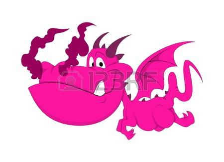 Megenta The Dragon clipart #7, Download drawings