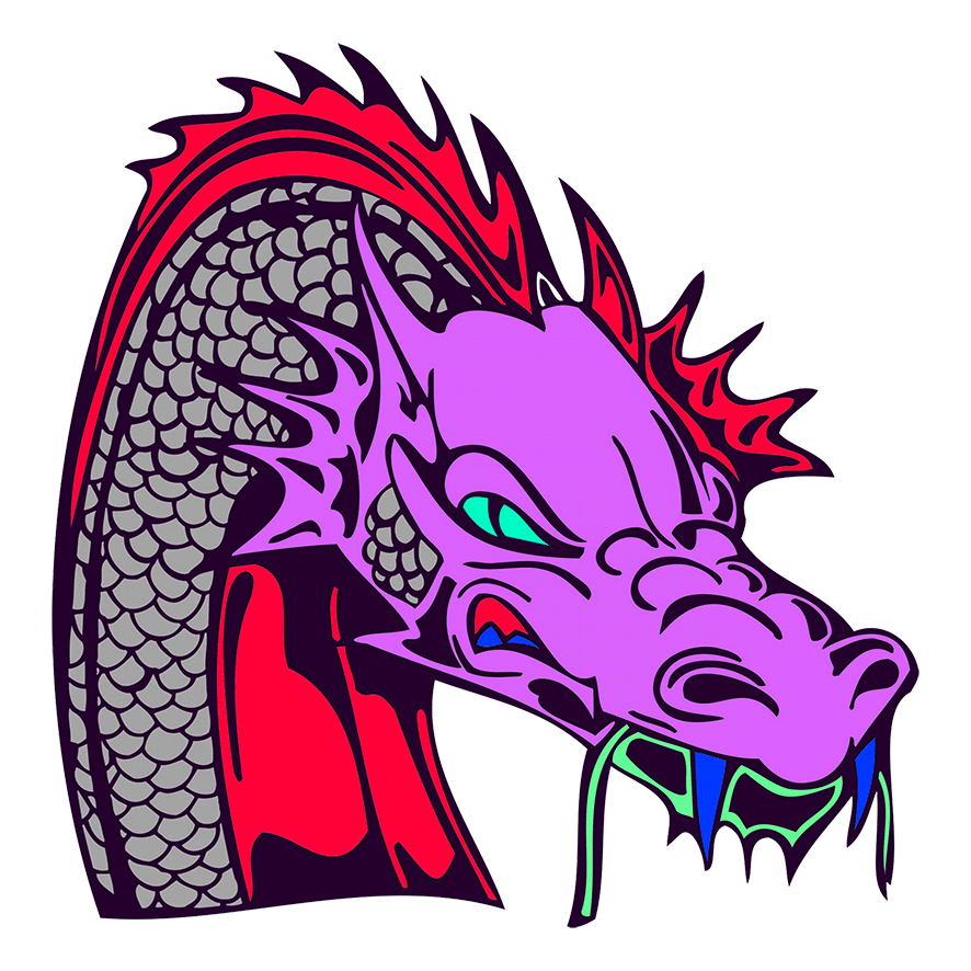 Megenta The Dragon clipart #1, Download drawings