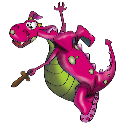 Megenta The Dragon clipart #9, Download drawings