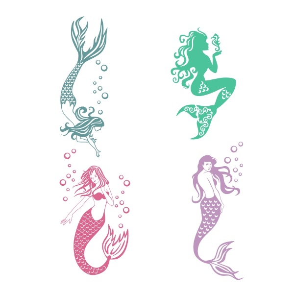 Mermaid svg #11, Download drawings