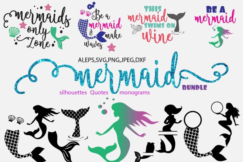 mermaid svg free #1020, Download drawings