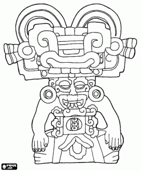 Mesoamerica coloring #3, Download drawings