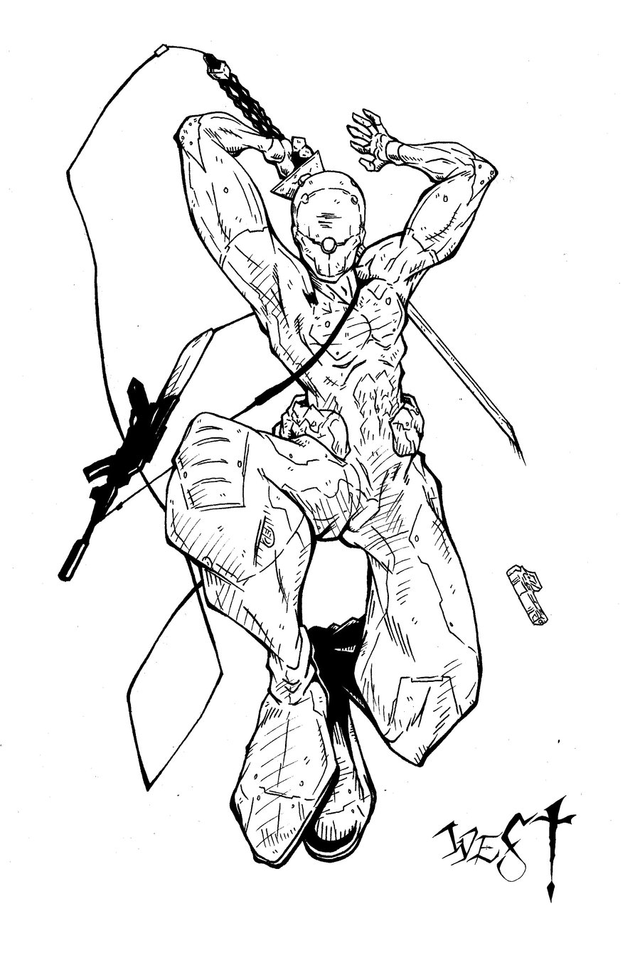 Metal Gear coloring #9, Download drawings