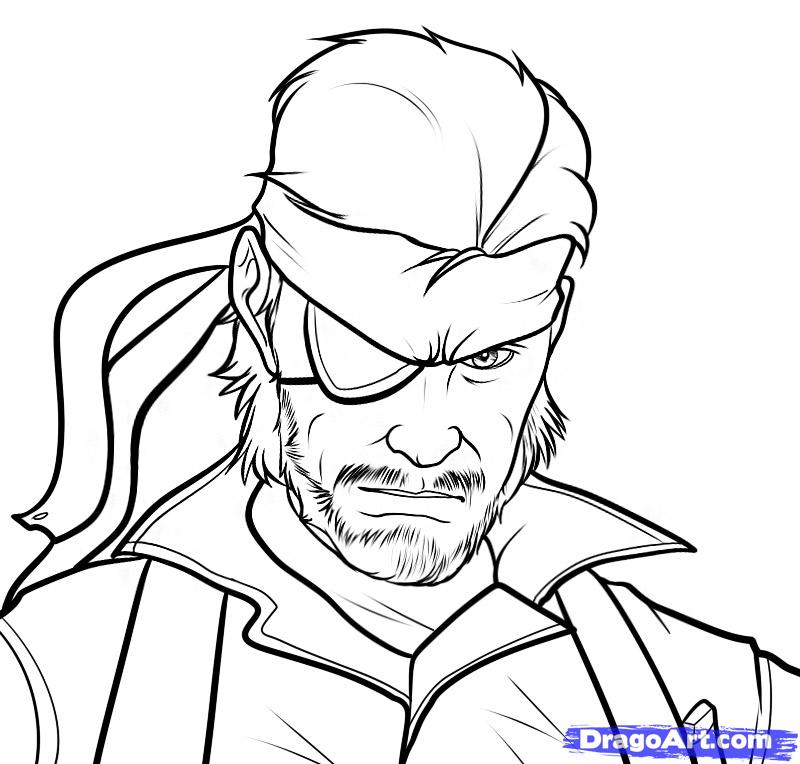 Metal Gear coloring #16, Download drawings