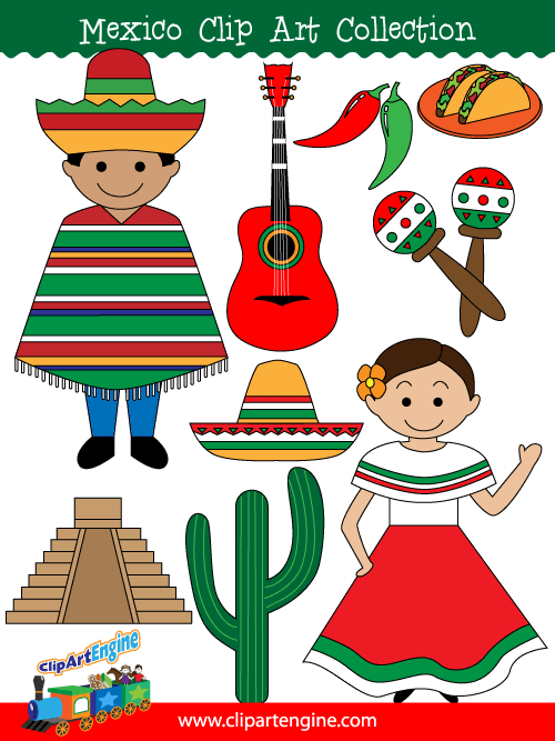Mexico clipart #2, Download drawings