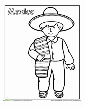 Mexico coloring #16, Download drawings