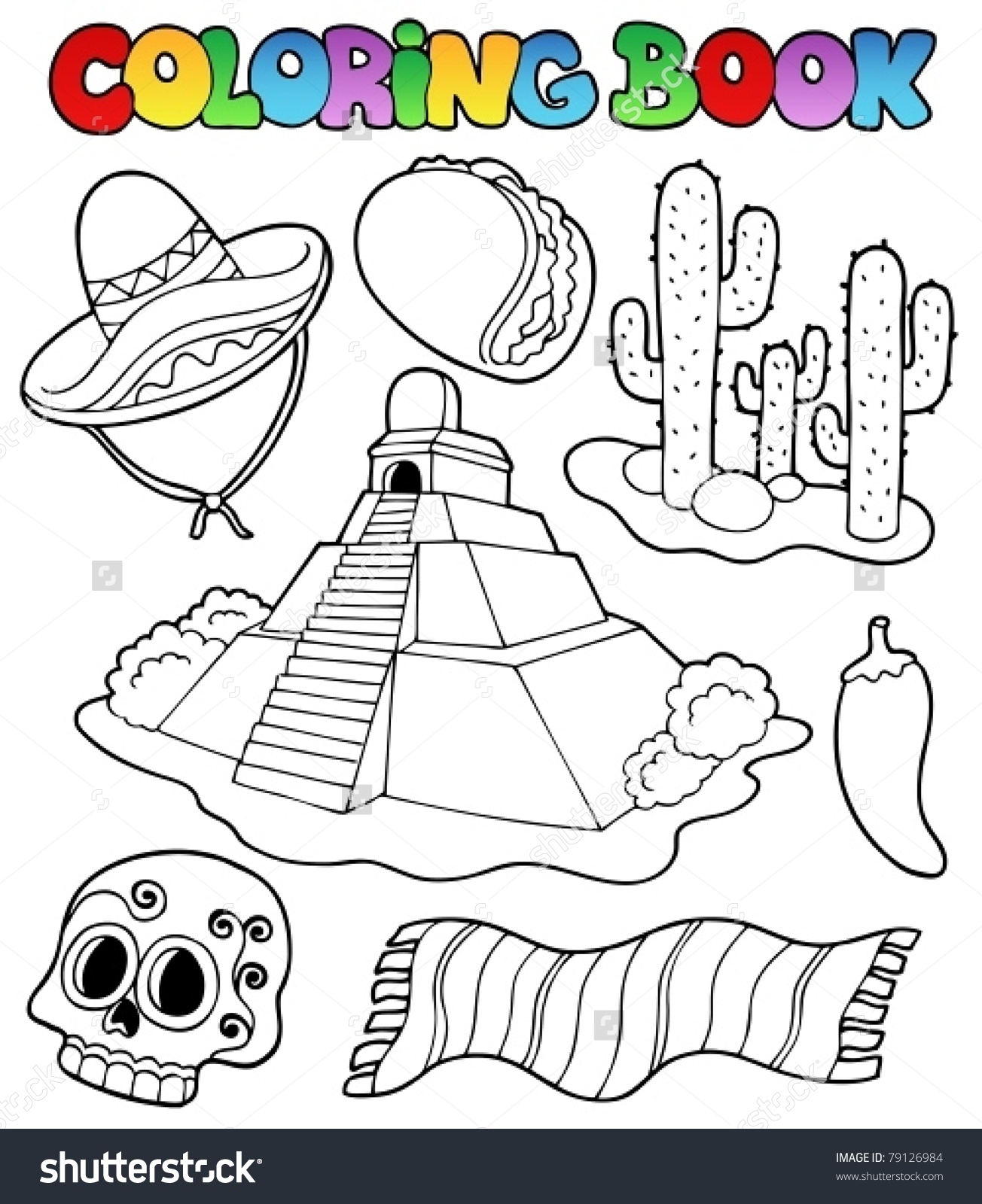 Mexico coloring #10, Download drawings