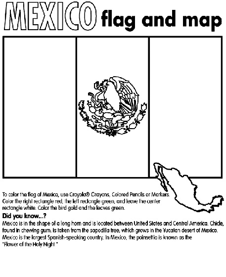 Mexico coloring #6, Download drawings