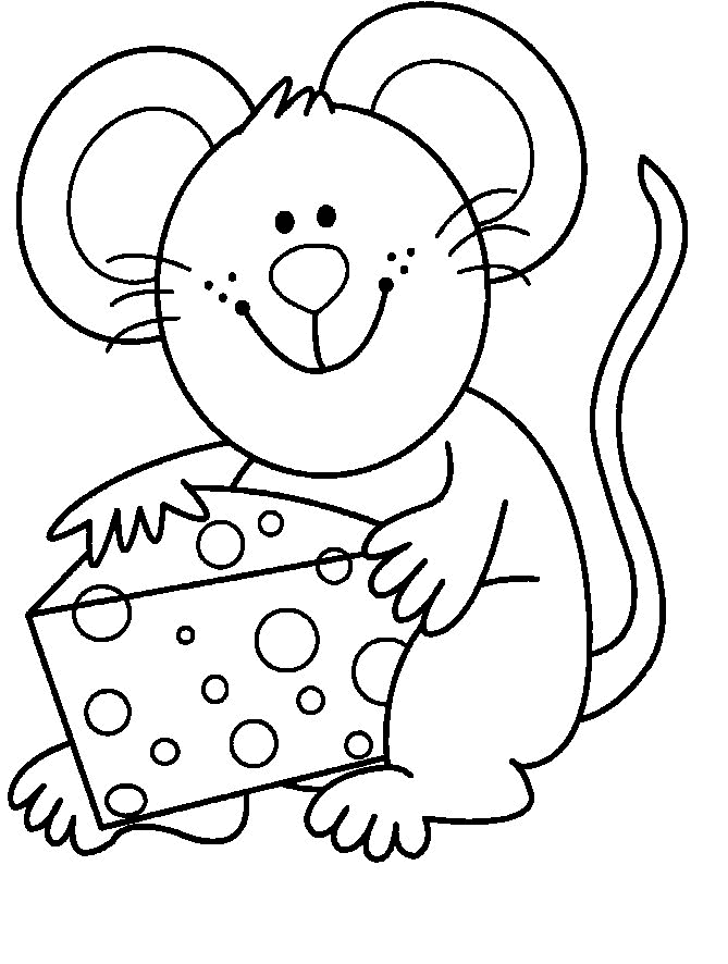 Mouse coloring #14, Download drawings