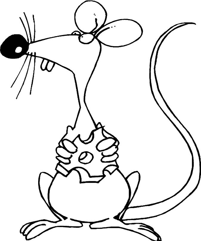 Mouse coloring #8, Download drawings