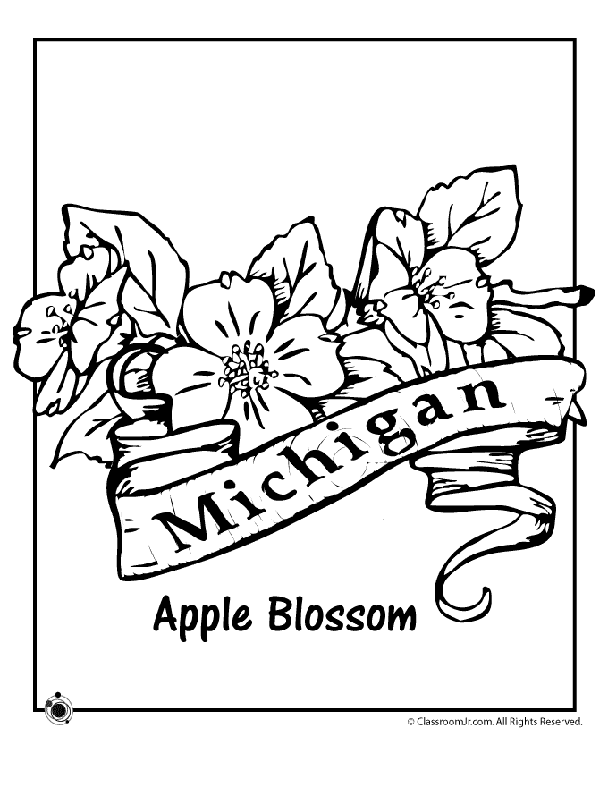 Michigan coloring #17, Download drawings