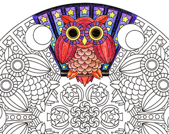 Midday coloring #3, Download drawings