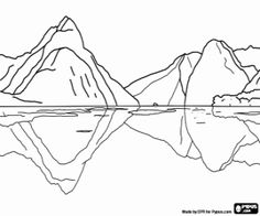 Milford Sound coloring #20, Download drawings
