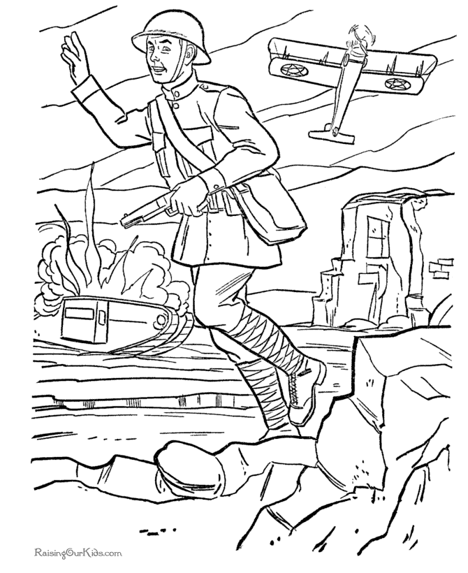 Military coloring #4, Download drawings