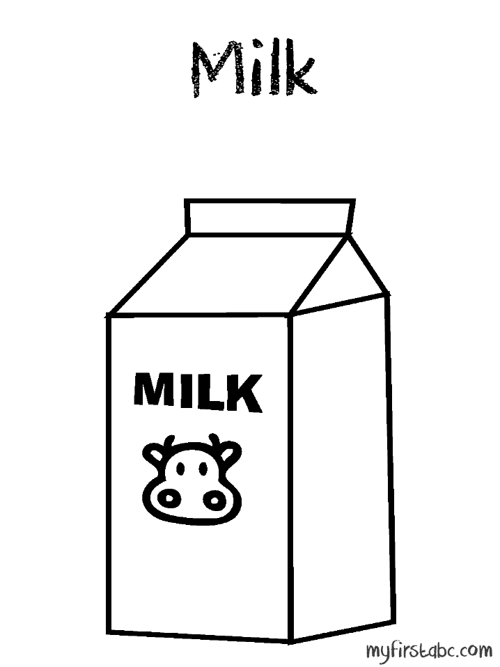Milk coloring #10, Download drawings