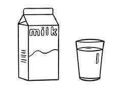 Milk coloring #4, Download drawings
