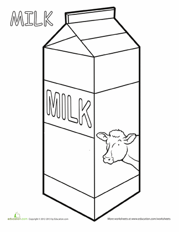 Milk coloring #16, Download drawings