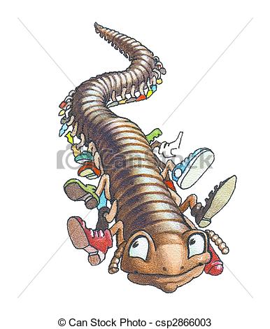 Millipede clipart #3, Download drawings