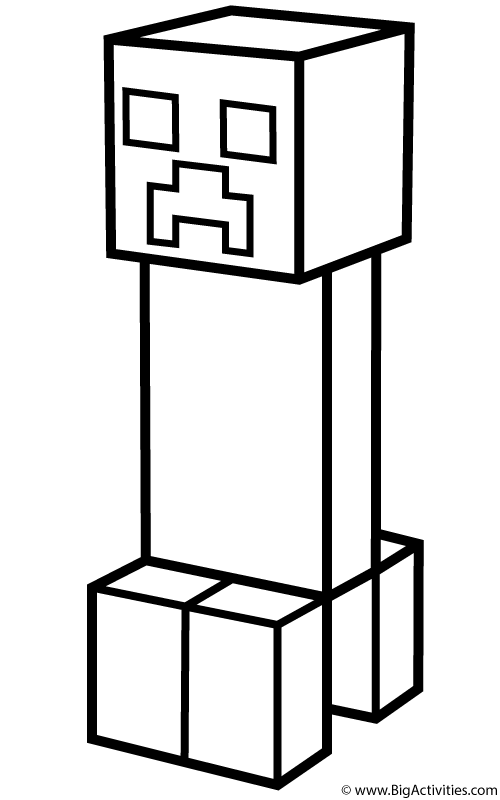 Minecraft coloring #3, Download drawings