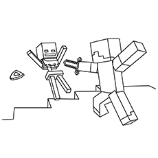 Minecraft coloring #17, Download drawings