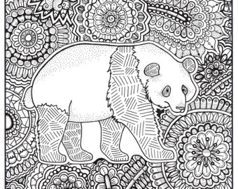 Minor Panda coloring #9, Download drawings