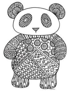 Minor Panda coloring #19, Download drawings