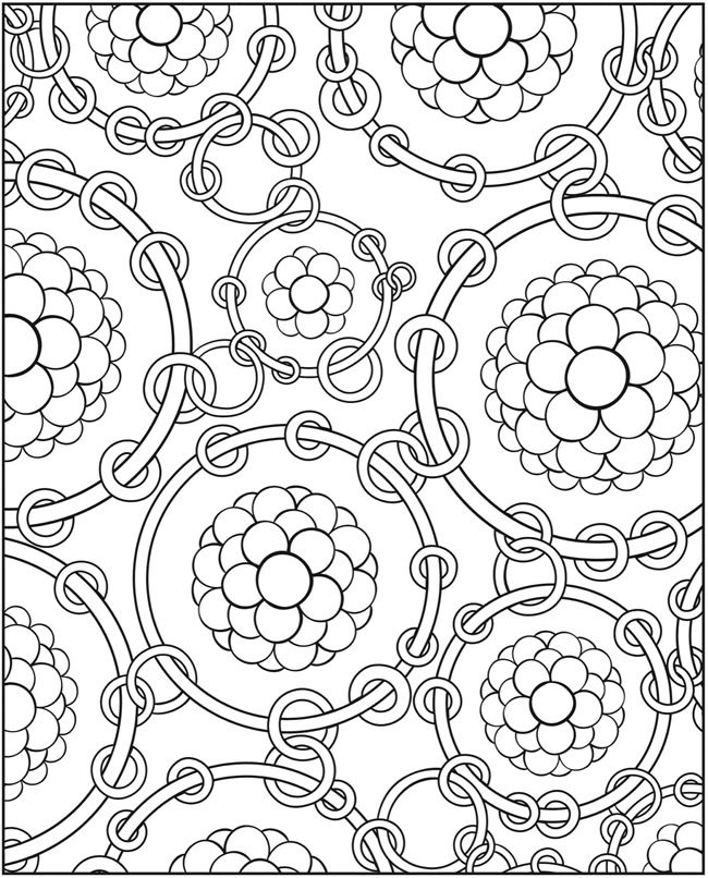 Molecule coloring #5, Download drawings