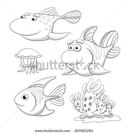 Mollusc coloring #5, Download drawings