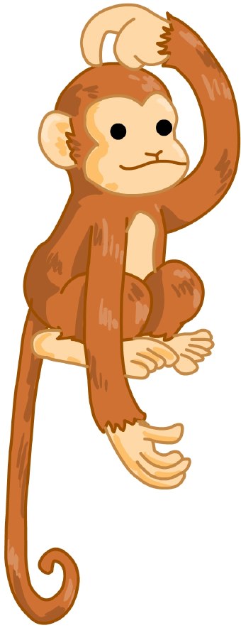 Monkey clipart #3, Download drawings