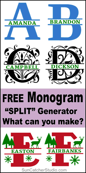monogram svg maker #892, Download drawings