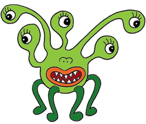 Monster clipart #6, Download drawings