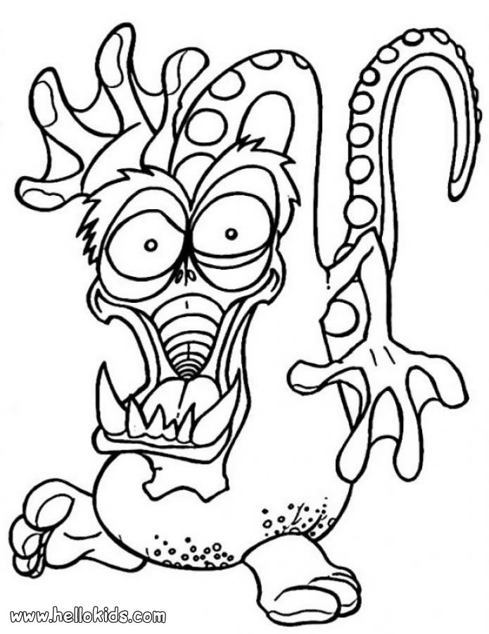Monster coloring #13, Download drawings