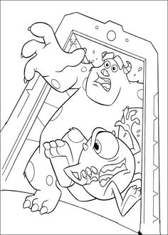 Monsters  Bed Head coloring #5, Download drawings